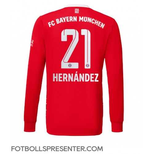 Bayern Munich Lucas Hernandez #21 Hemma Matchtröja 2022-23 Långärmad Bayern Munich Lucas Hernandez #21 Hemma Matchtröja 2022-23 Långärmad